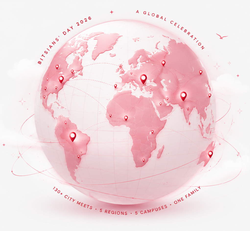 BITSians' Day 2026 — a global celebration across 130+ city meets, 5 regions and 5 campuses